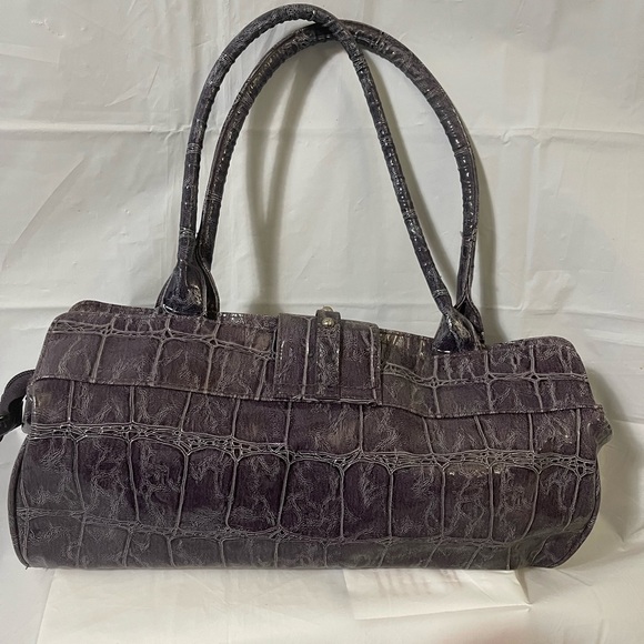 Nameless women’s purple handbag with silver accents, like new condition - Picture 3 of 8